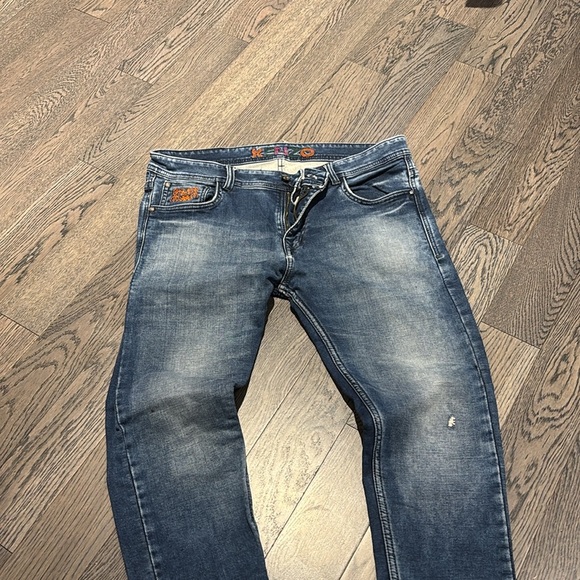 Kenzo Capri denim pants Sz 36 - Picture 4 of 16